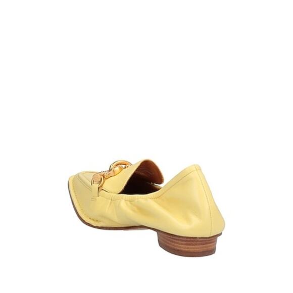 Tory Burch Loafer Butter Yellow Gold Size 7 Preppy Old Money Baddie Mob Wife NIB - Picture 4 of 8